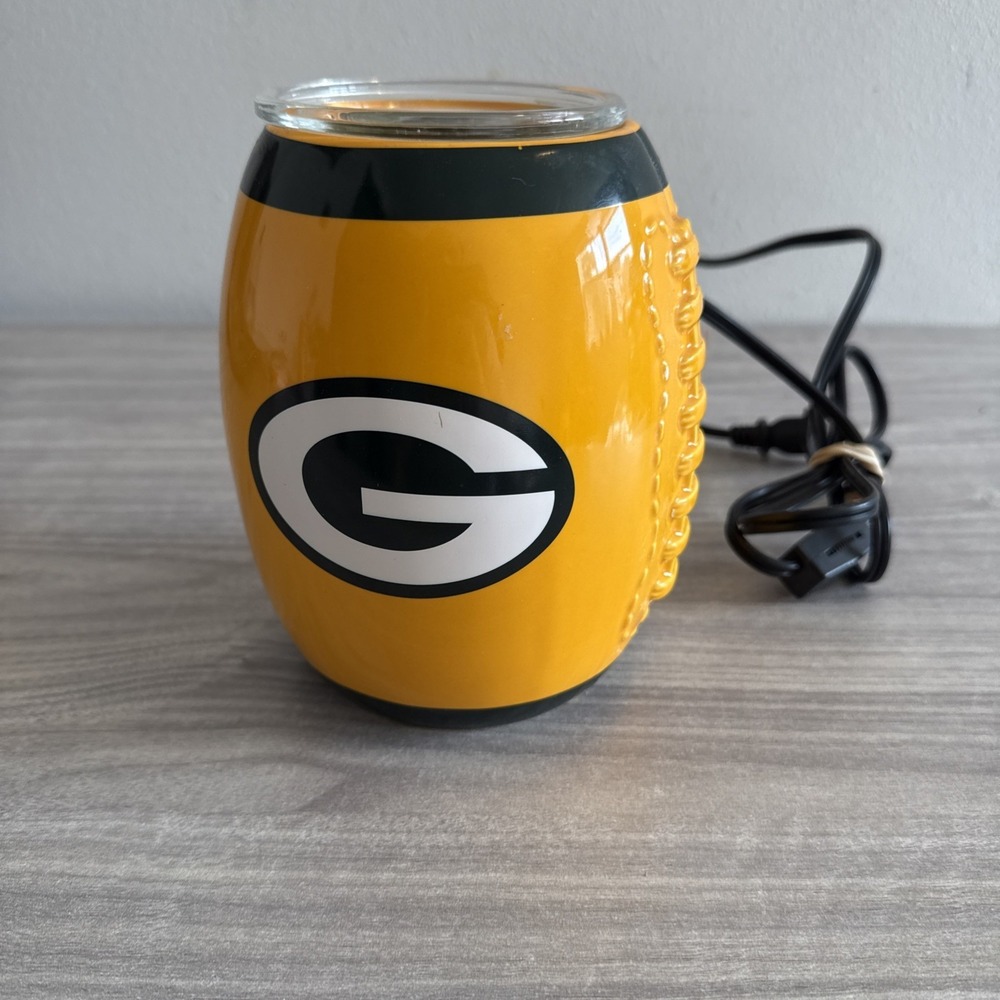 Green Bay Packers Scentsy Football NFL Wax Warmer Tested Working